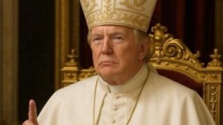 Новини світу - Трамп заявив, що не причетний до власного портрета в образі Папи Римського