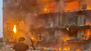 Новини України - У Костянтинівці масштабні пожежі після атаки Росії
