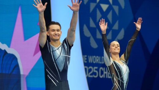 Новини спорту - Українська пара зі спортивної аеробіки здобула першу в історії медаль