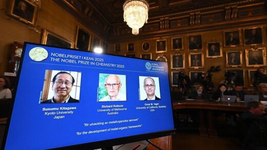 Технології - Стали відомі лауреати Нобелівської премії-2025 з хімії