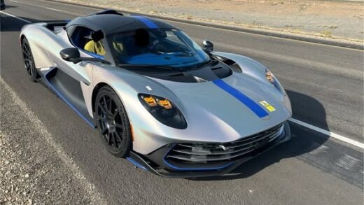 Авто новини - Прототип гіперкара Aston Martin Valhalla зупинили за небезпечне керування