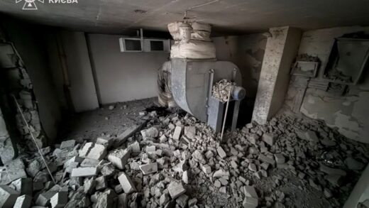 Новини Києва - У Києві уламки БпЛА впали на житловий будинок